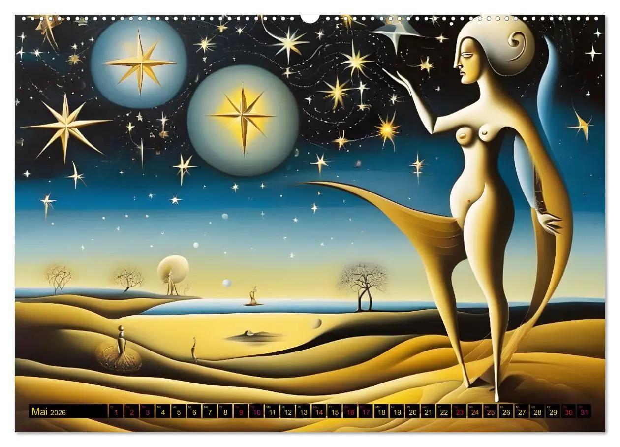 Bild: 9783457277584 | Erde, Sonne, Mond und Sterne Surrealistische Kunstwerke...