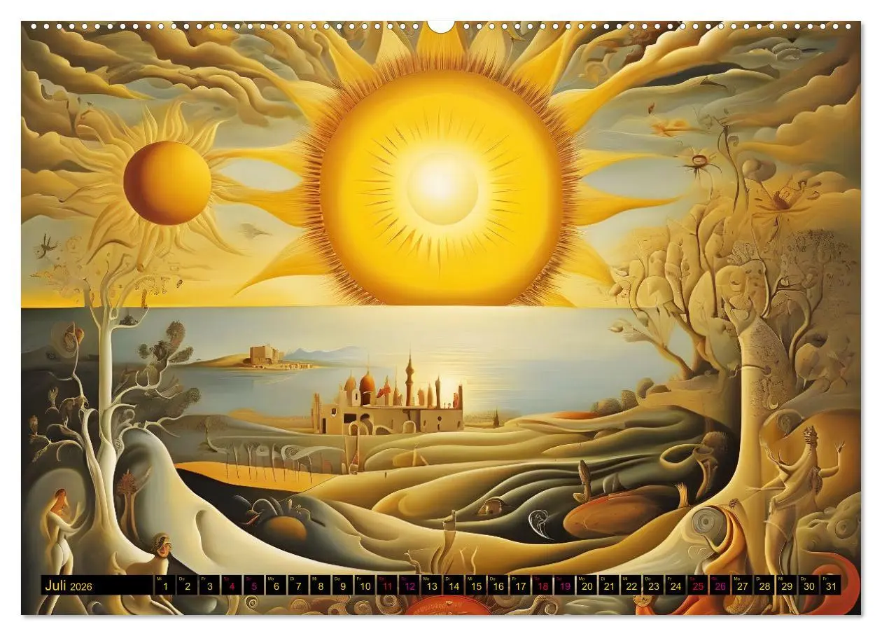 Bild: 9783457277584 | Erde, Sonne, Mond und Sterne Surrealistische Kunstwerke...