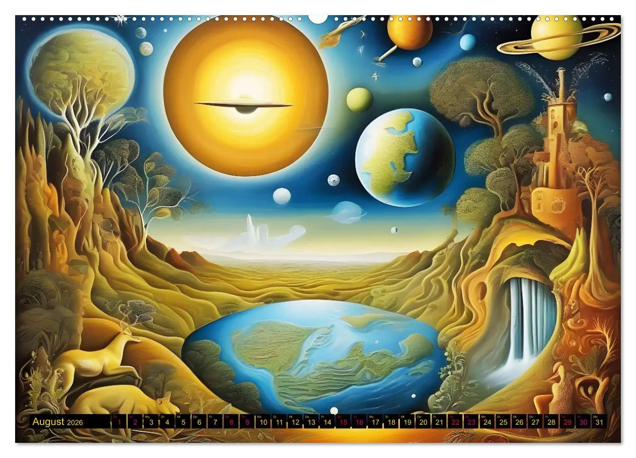 Bild: 9783457277584 | Erde, Sonne, Mond und Sterne Surrealistische Kunstwerke...