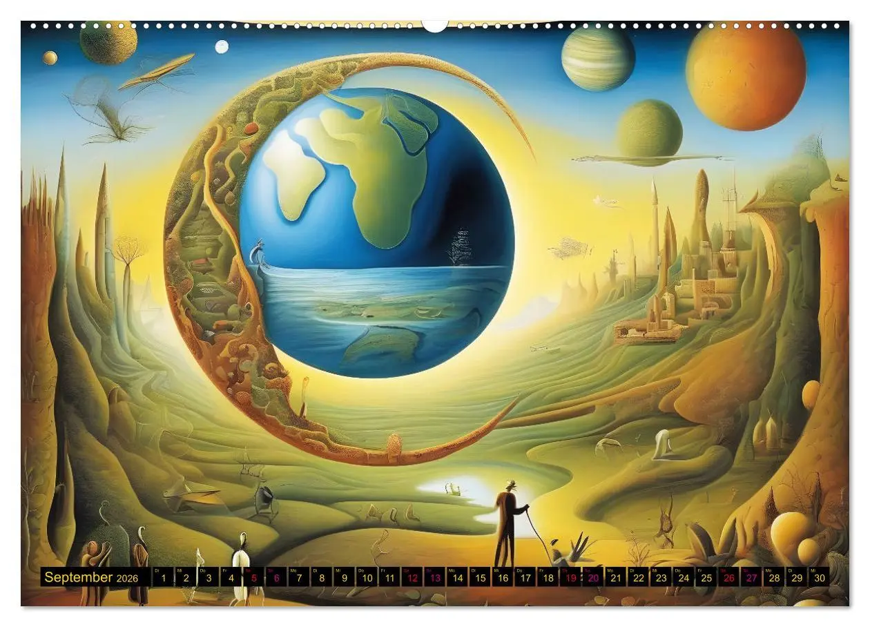 Bild: 9783457277584 | Erde, Sonne, Mond und Sterne Surrealistische Kunstwerke...