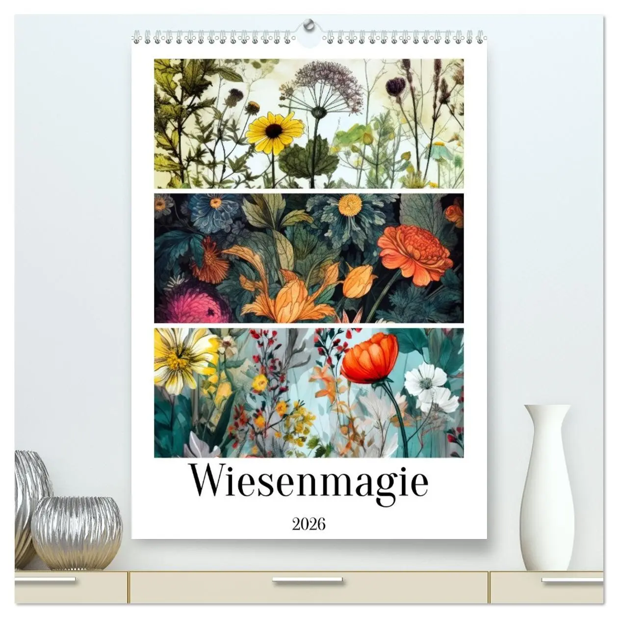 Cover: 9783516297584 | Wiesenmagie (hochwertiger Premium Wandkalender 2026 DIN A2 hoch),...