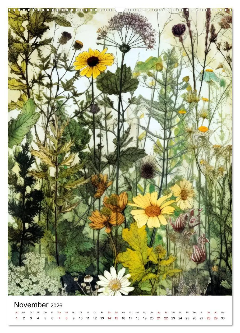 Bild: 9783516297584 | Wiesenmagie (hochwertiger Premium Wandkalender 2026 DIN A2 hoch),...