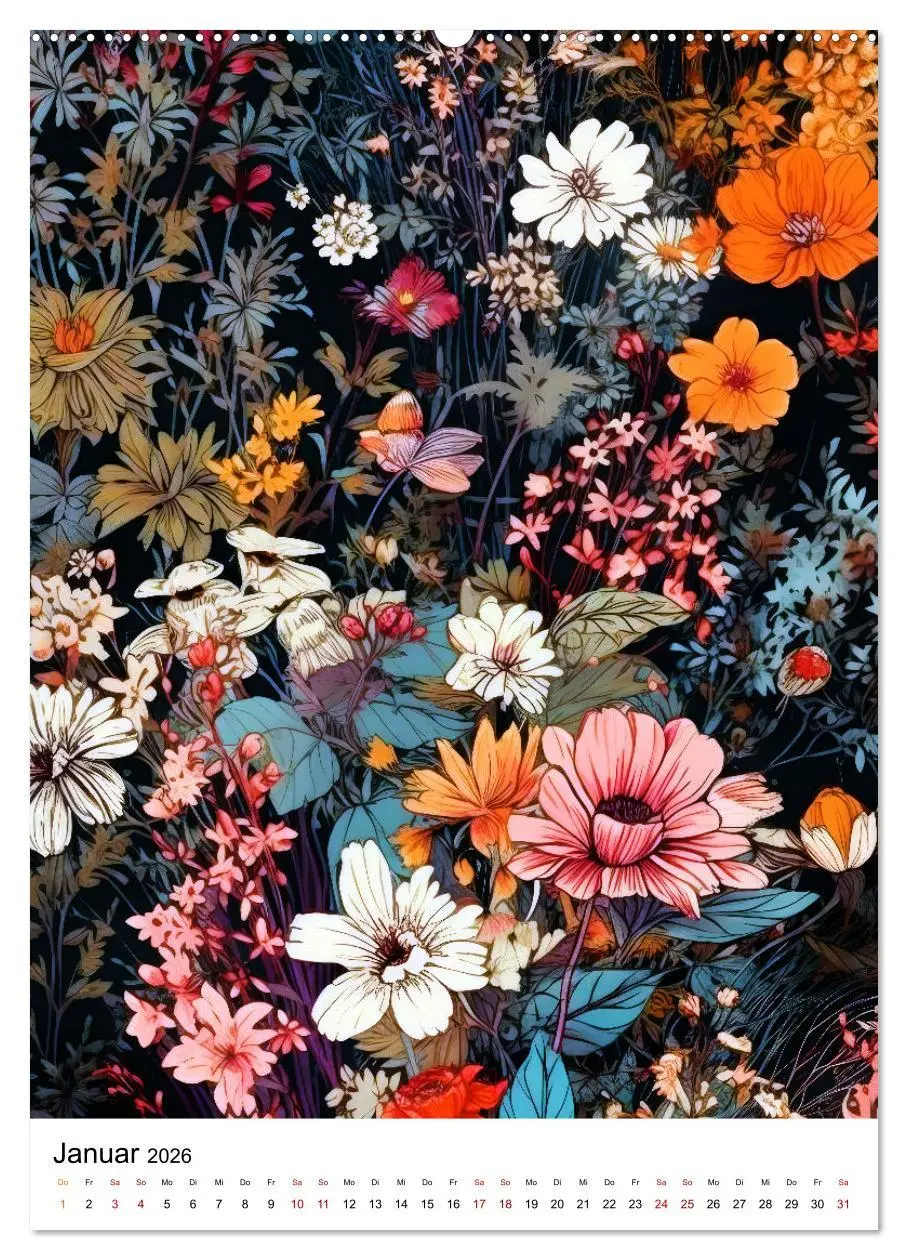 Bild: 9783516297584 | Wiesenmagie (hochwertiger Premium Wandkalender 2026 DIN A2 hoch),...