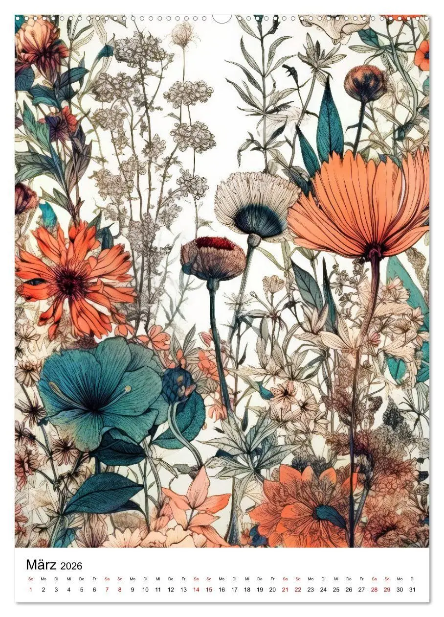 Bild: 9783516297584 | Wiesenmagie (hochwertiger Premium Wandkalender 2026 DIN A2 hoch),...