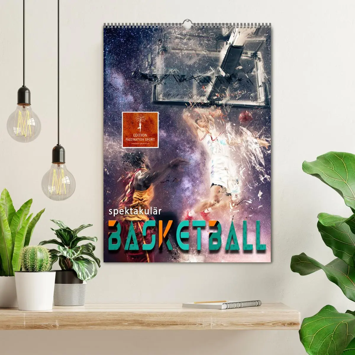 Bild: 9783516367584 | Basketball spektakulär (Wandkalender 2026 DIN A2 hoch), CALVENDO...