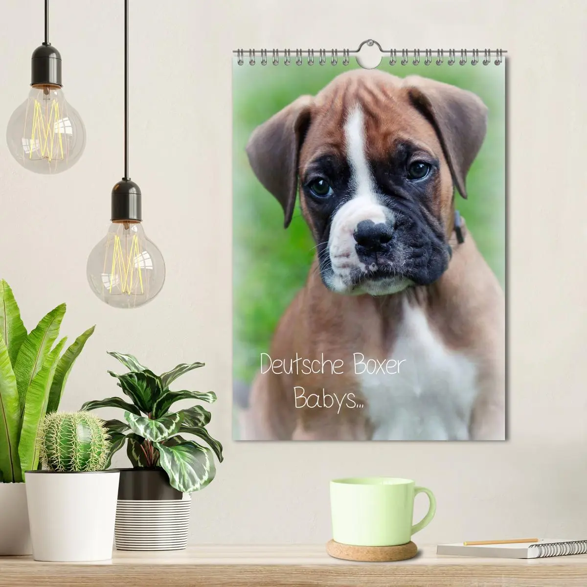 Bild: 9783516437584 | Deutsche Boxer Babys... (Wandkalender 2026 DIN A4 hoch), CALVENDO...
