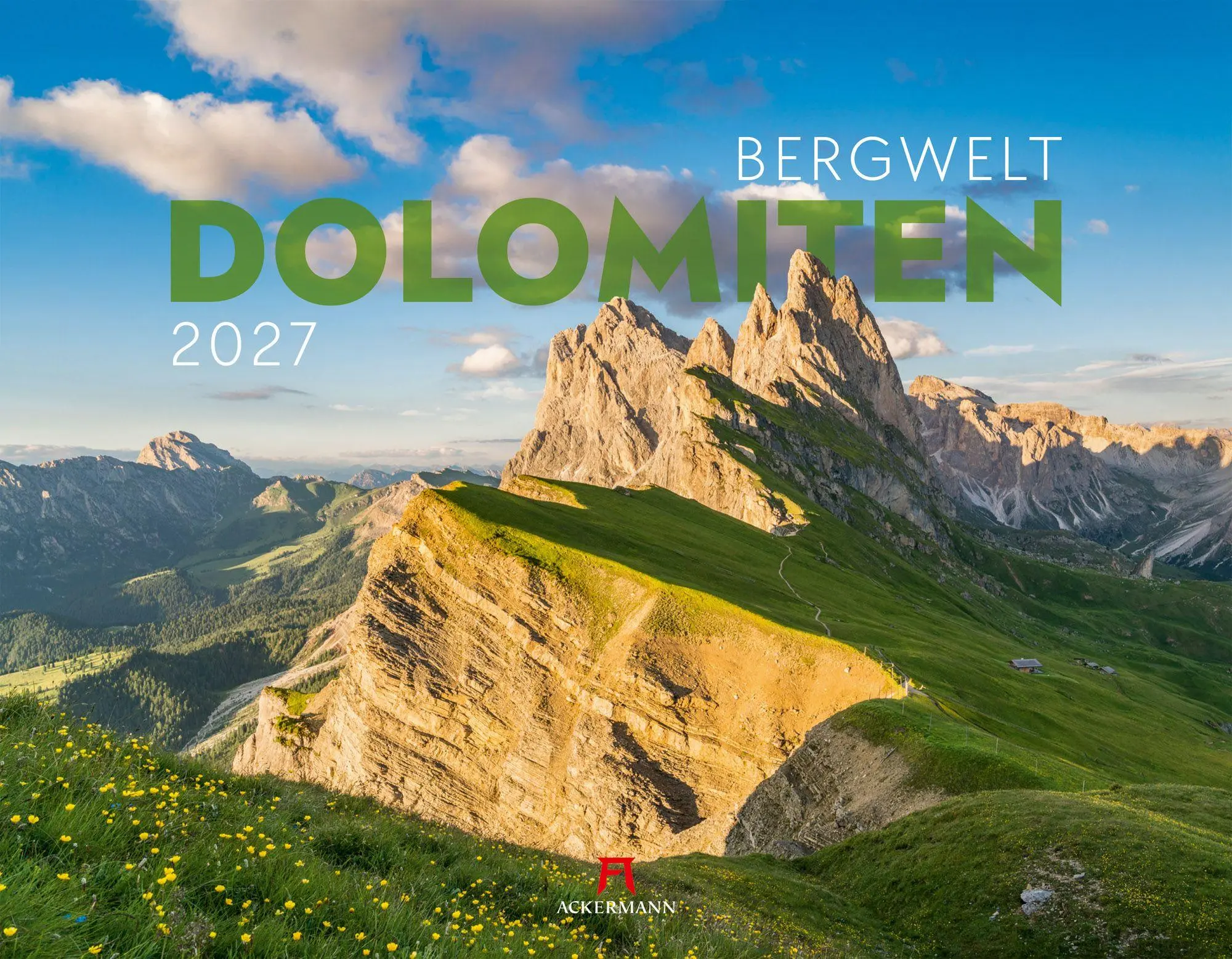 Cover: 9783838427584 | Bergwelt Dolomiten Kalender 2027 | Ackermann Kunstverlag GmbH | 14 S.
