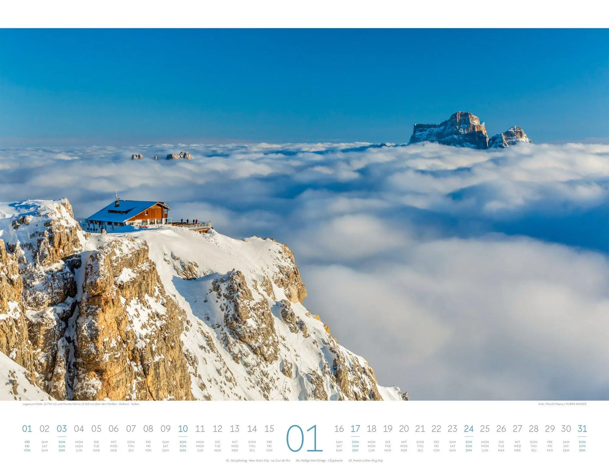 Bild: 9783838427584 | Bergwelt Dolomiten Kalender 2027 | Ackermann Kunstverlag GmbH | 14 S.