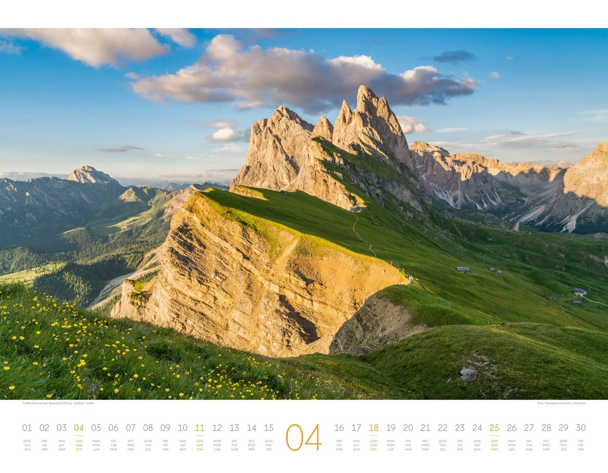 Bild: 9783838427584 | Bergwelt Dolomiten Kalender 2027 | Ackermann Kunstverlag GmbH | 14 S.