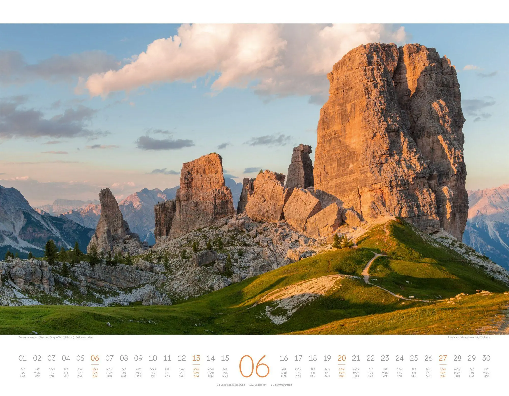 Bild: 9783838427584 | Bergwelt Dolomiten Kalender 2027 | Ackermann Kunstverlag GmbH | 14 S.