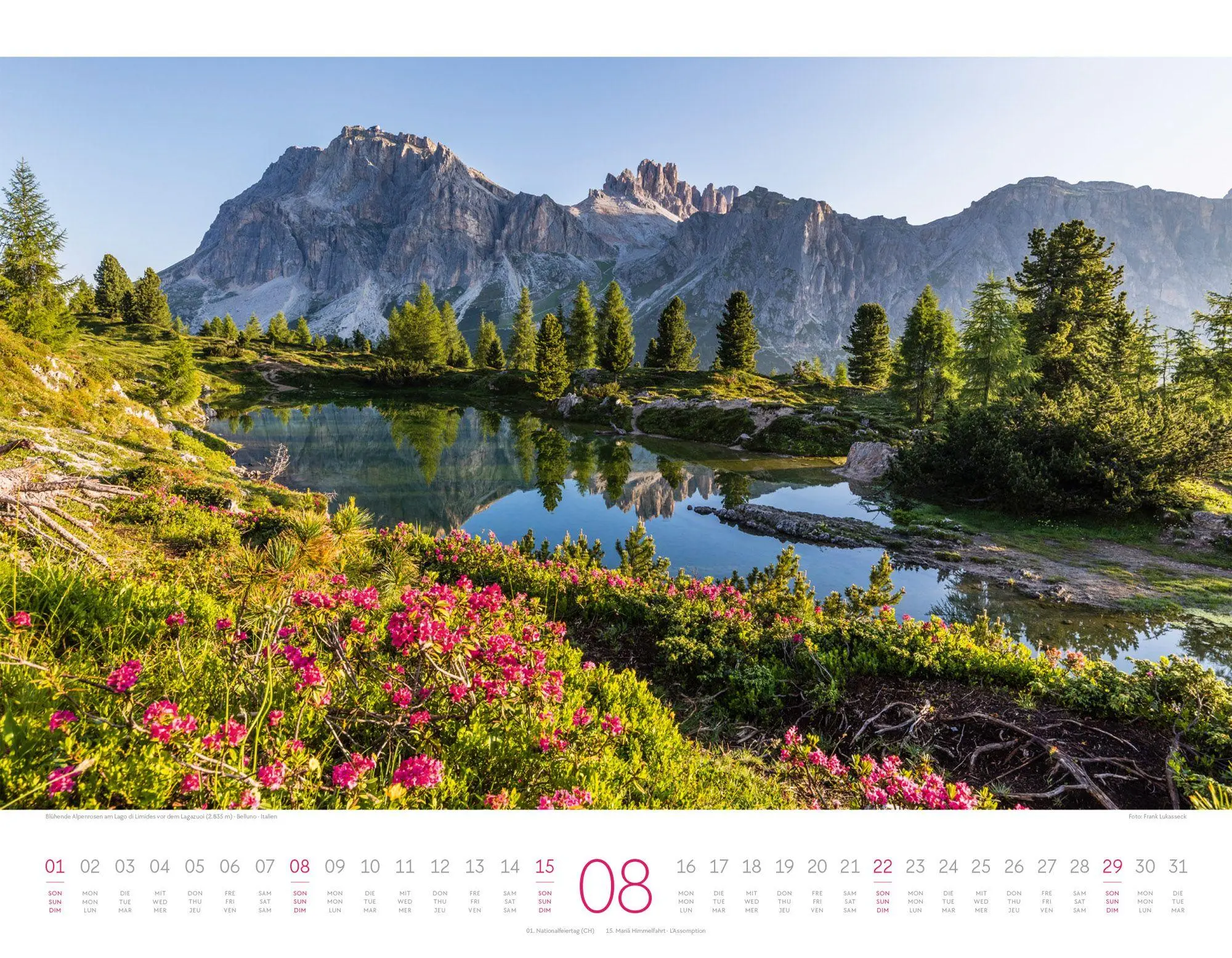 Bild: 9783838427584 | Bergwelt Dolomiten Kalender 2027 | Ackermann Kunstverlag GmbH | 14 S.