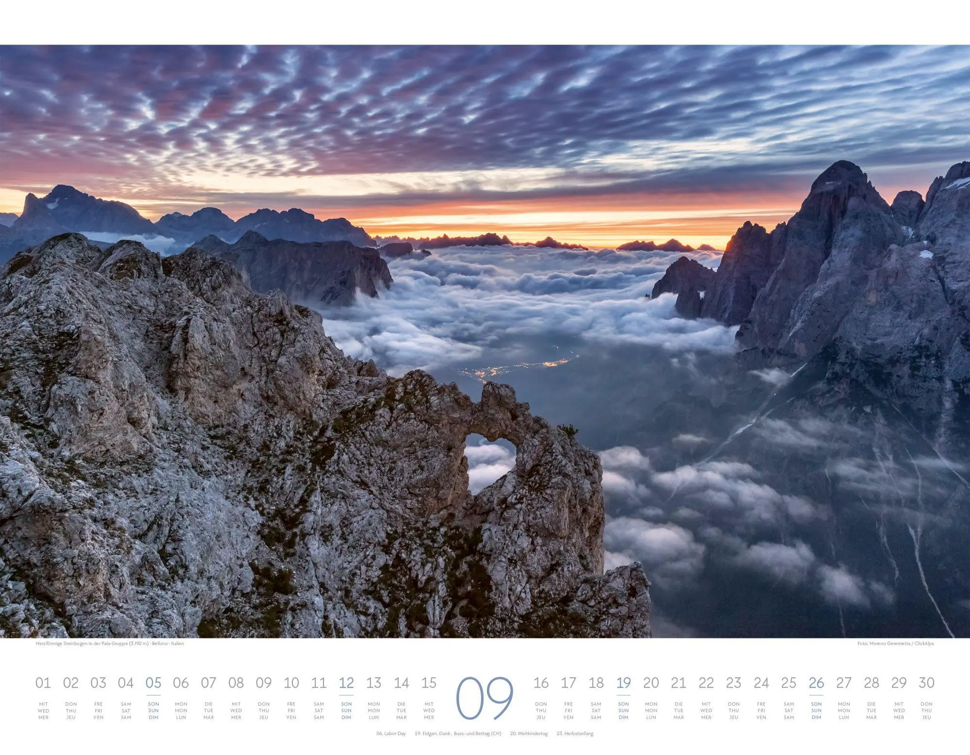 Bild: 9783838427584 | Bergwelt Dolomiten Kalender 2027 | Ackermann Kunstverlag GmbH | 14 S.
