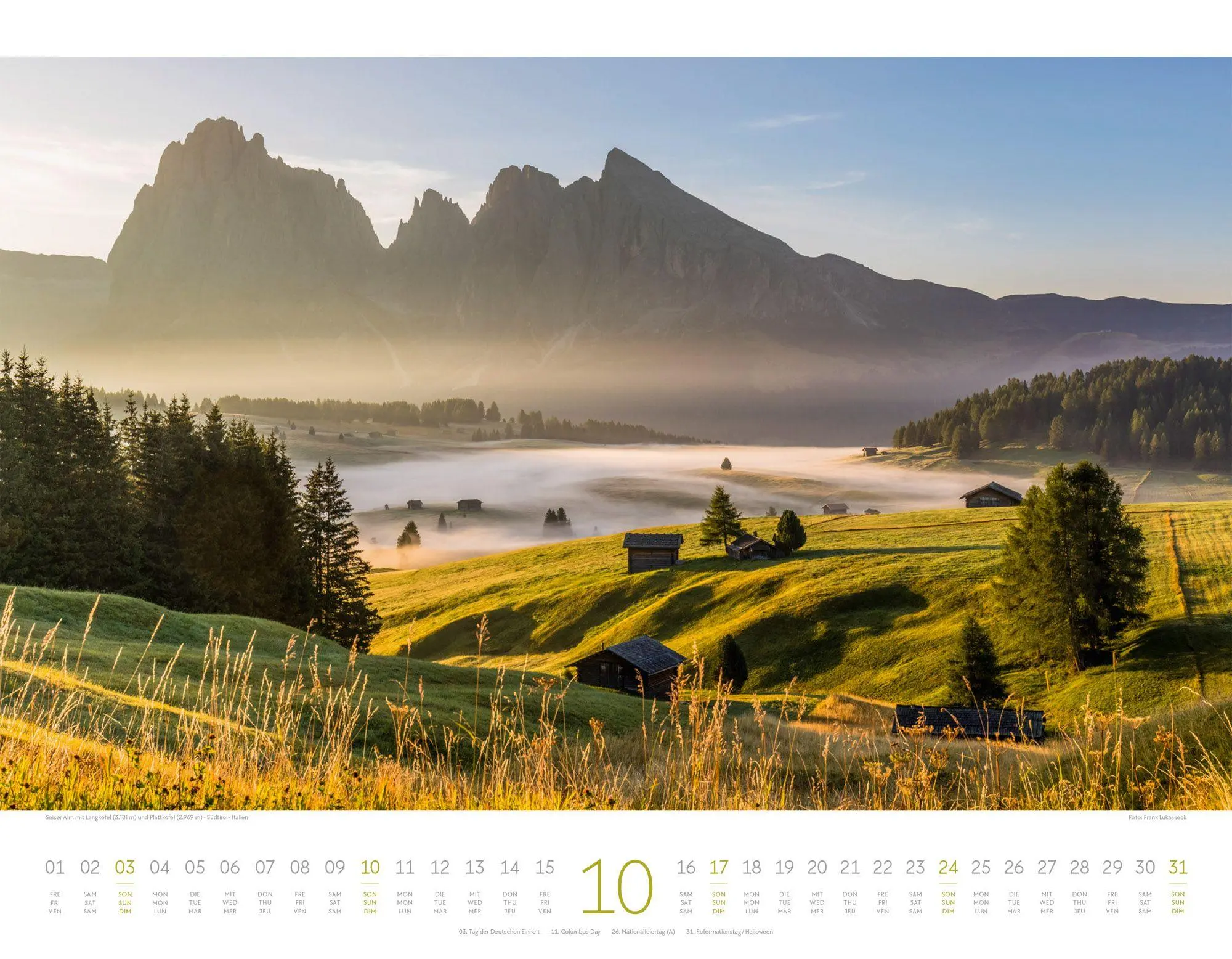 Bild: 9783838427584 | Bergwelt Dolomiten Kalender 2027 | Ackermann Kunstverlag GmbH | 14 S.