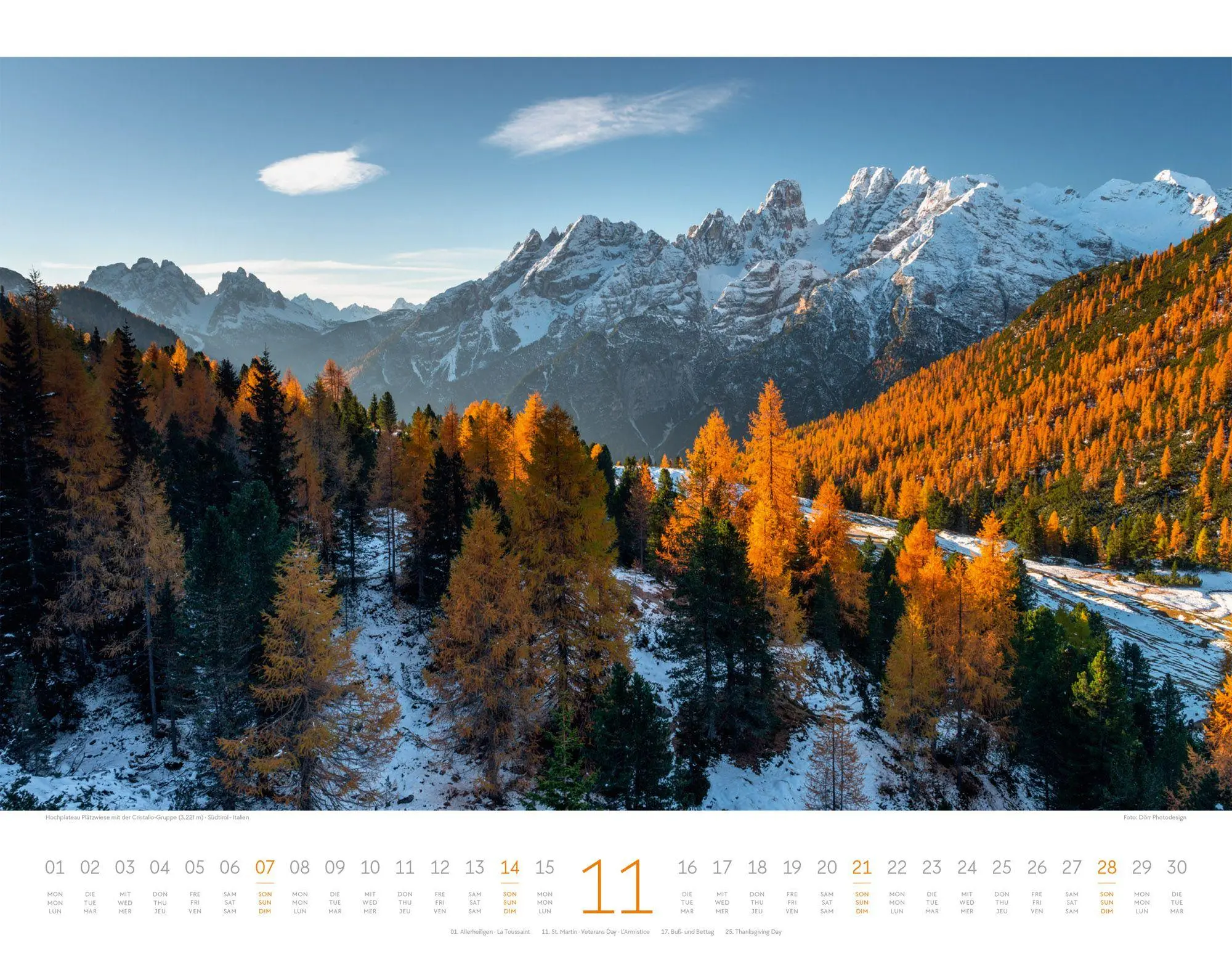 Bild: 9783838427584 | Bergwelt Dolomiten Kalender 2027 | Ackermann Kunstverlag GmbH | 14 S.
