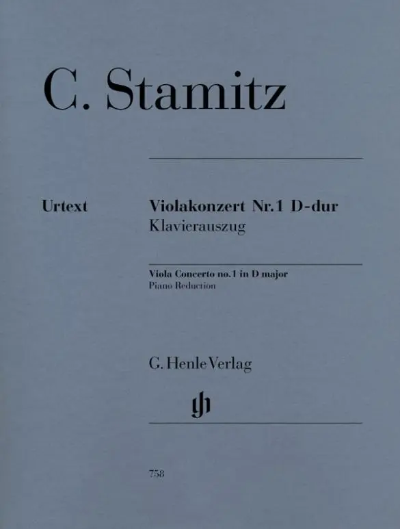 Cover: 9790201807584 | Stamitz, Carl - Violakonzert Nr. 1 D-dur | Norbert Gertsch (u. a.)