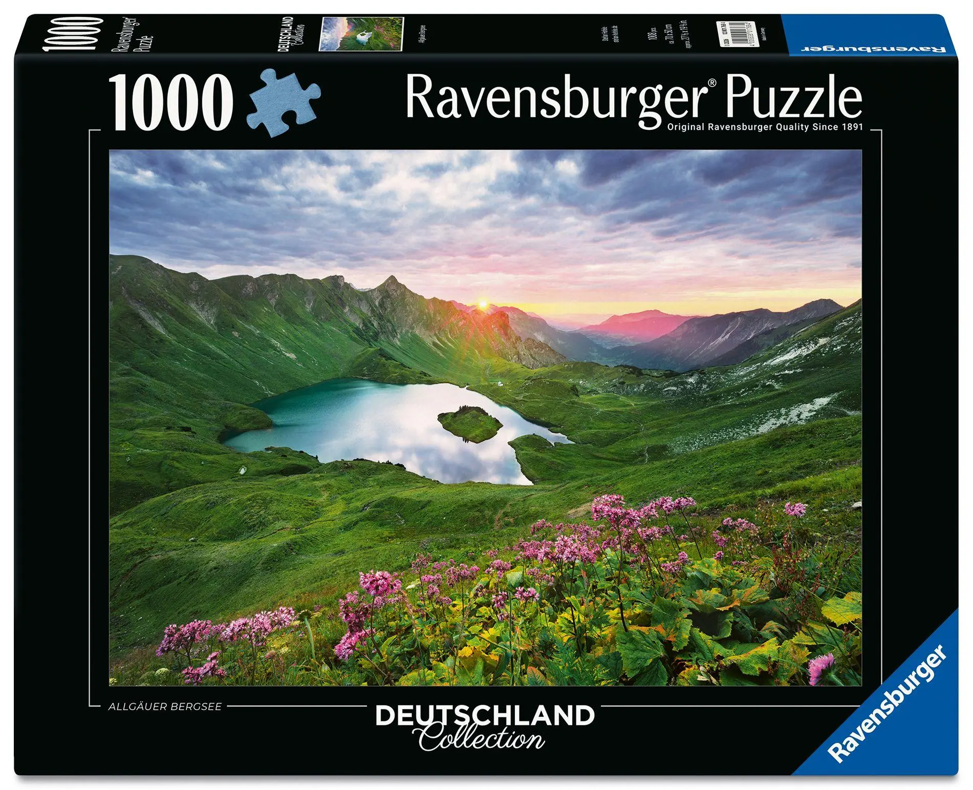 Cover: 4005555017684 | Erwachsenenpuzzle 1000 Teile - Allgäuer Bergsee | Spiel | 12001768