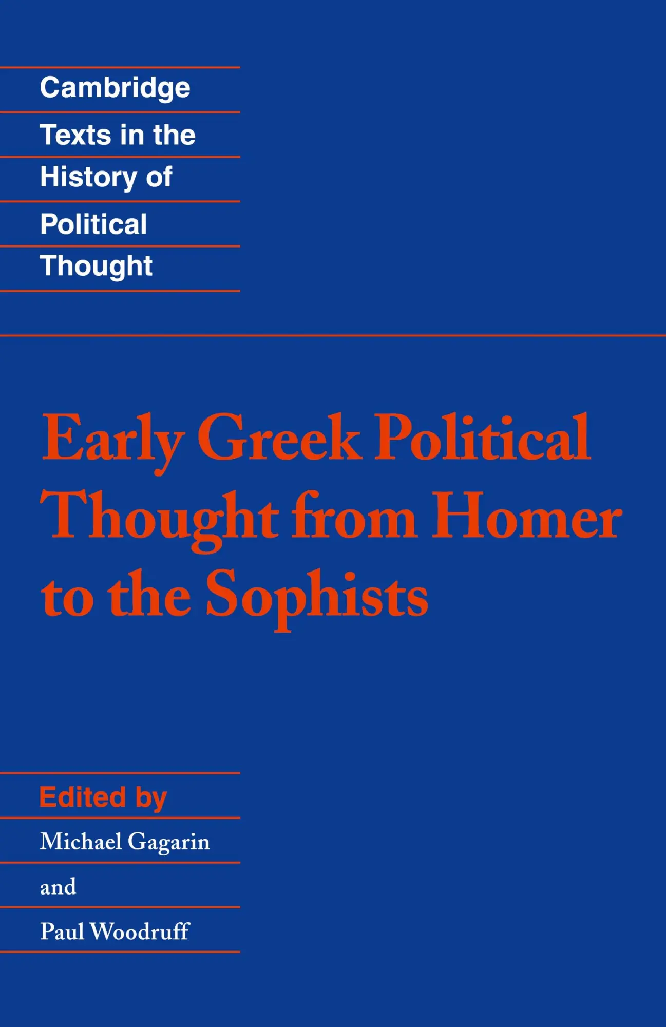 Cover: 9780521437684 | Early Greek Political Thought from Homer to the Sophists | Taschenbuch