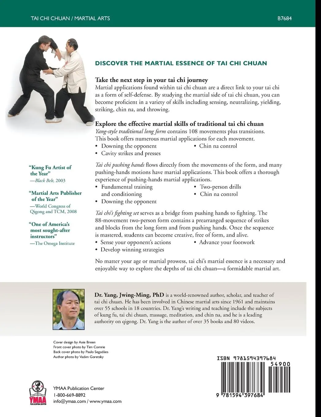 Rückseite: 9781594397684 | Tai Chi Chuan Martial Applications | Advanced Yang Style | Yang | Buch