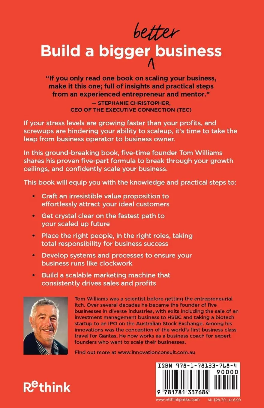 Rückseite: 9781781337684 | Startup, Scaleup or Screwup | Tom Williams | Taschenbuch | Englisch