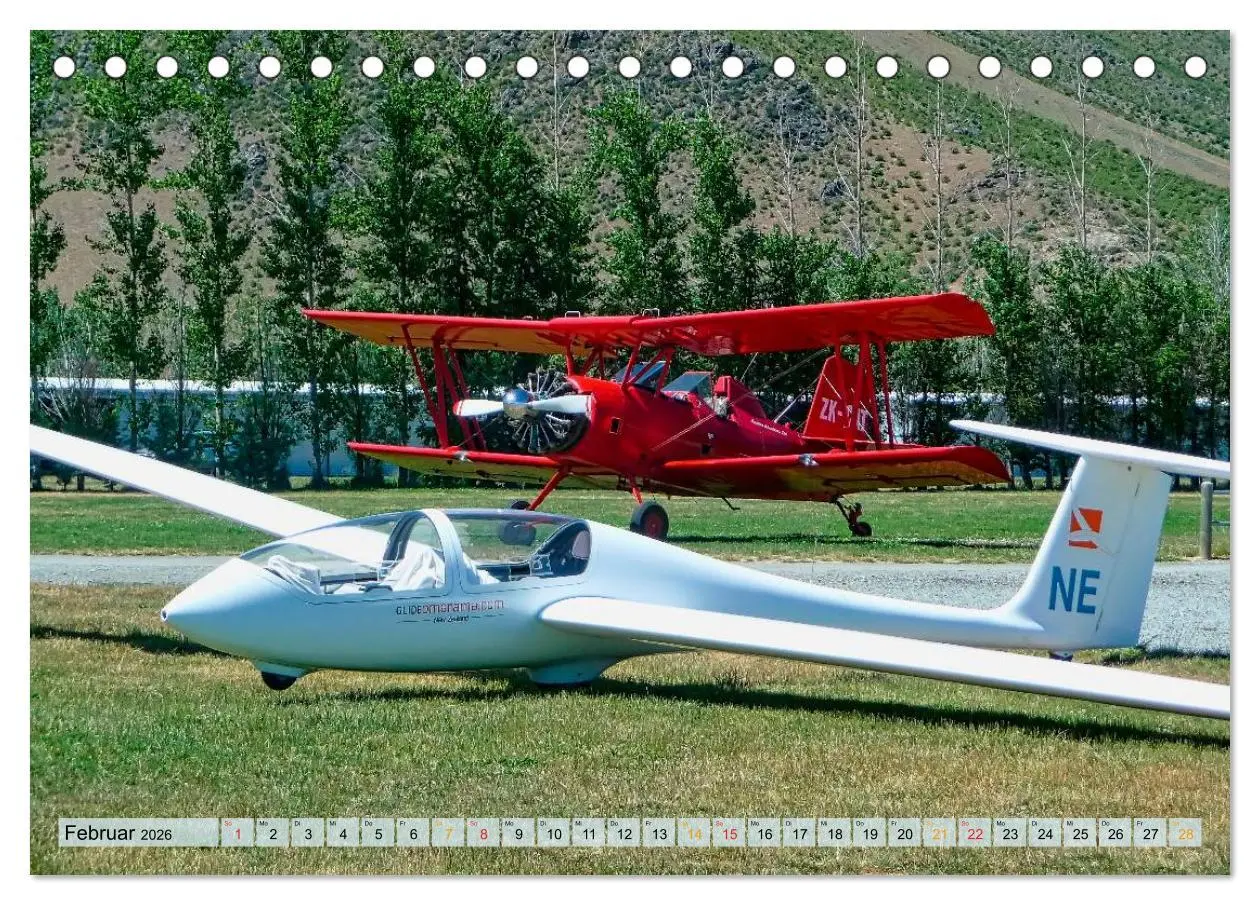 Bild: 9783516047684 | Segelfliegen - wie ein Vogel (Tischkalender 2026 DIN A5 quer),...