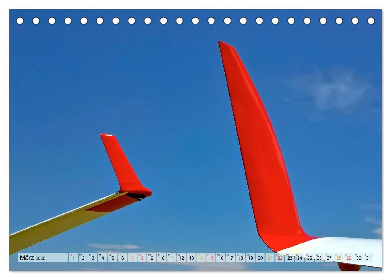 Bild: 9783516047684 | Segelfliegen - wie ein Vogel (Tischkalender 2026 DIN A5 quer),...
