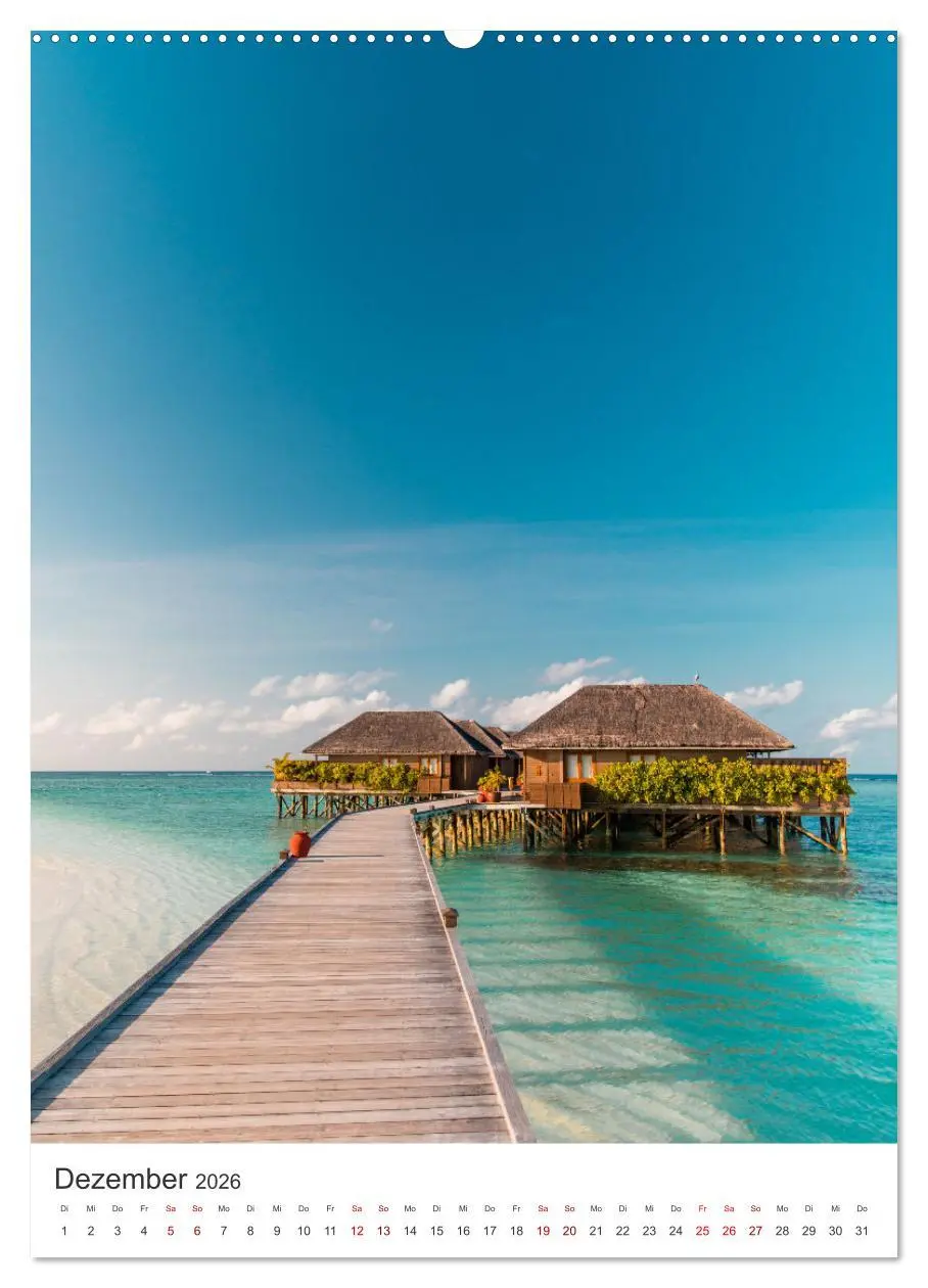 Bild: 9783516357684 | Malediven - Das wunderschöne Urlaubsparadies. (Wandkalender 2026...