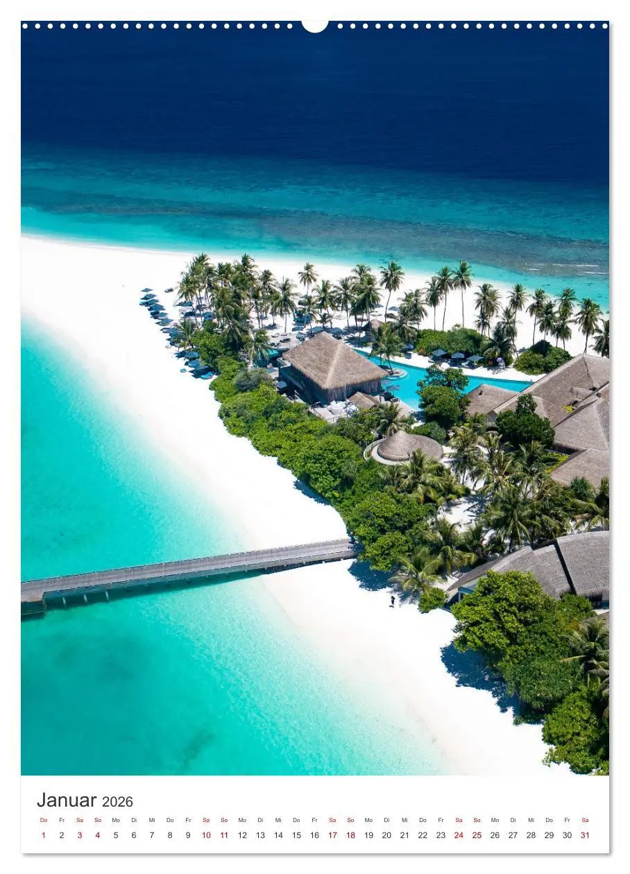 Bild: 9783516357684 | Malediven - Das wunderschöne Urlaubsparadies. (Wandkalender 2026...