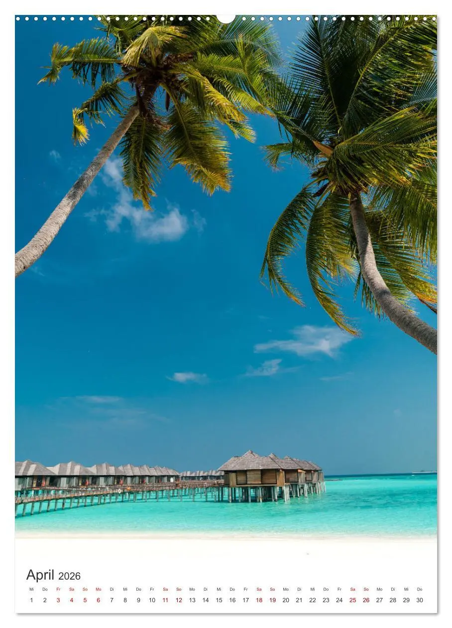 Bild: 9783516357684 | Malediven - Das wunderschöne Urlaubsparadies. (Wandkalender 2026...