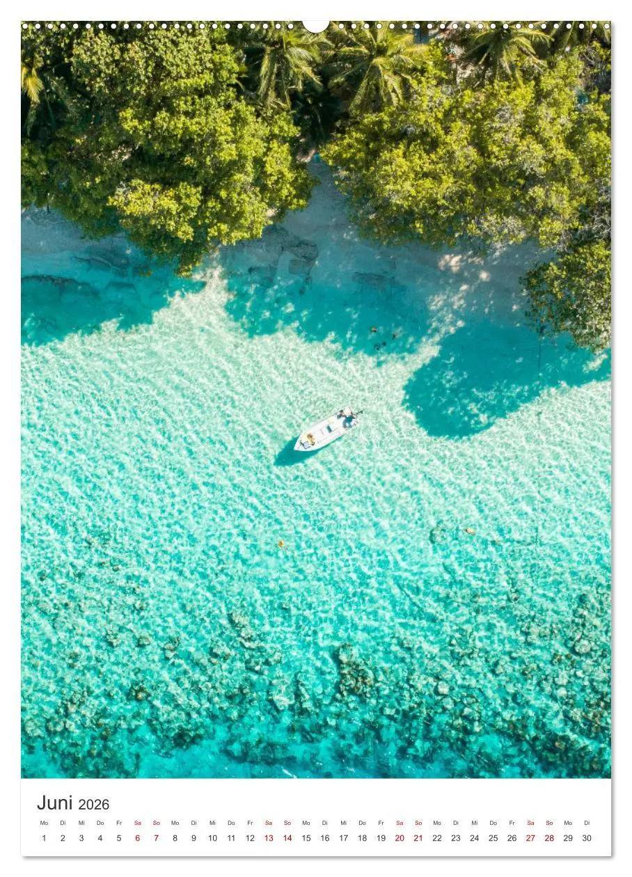 Bild: 9783516357684 | Malediven - Das wunderschöne Urlaubsparadies. (Wandkalender 2026...