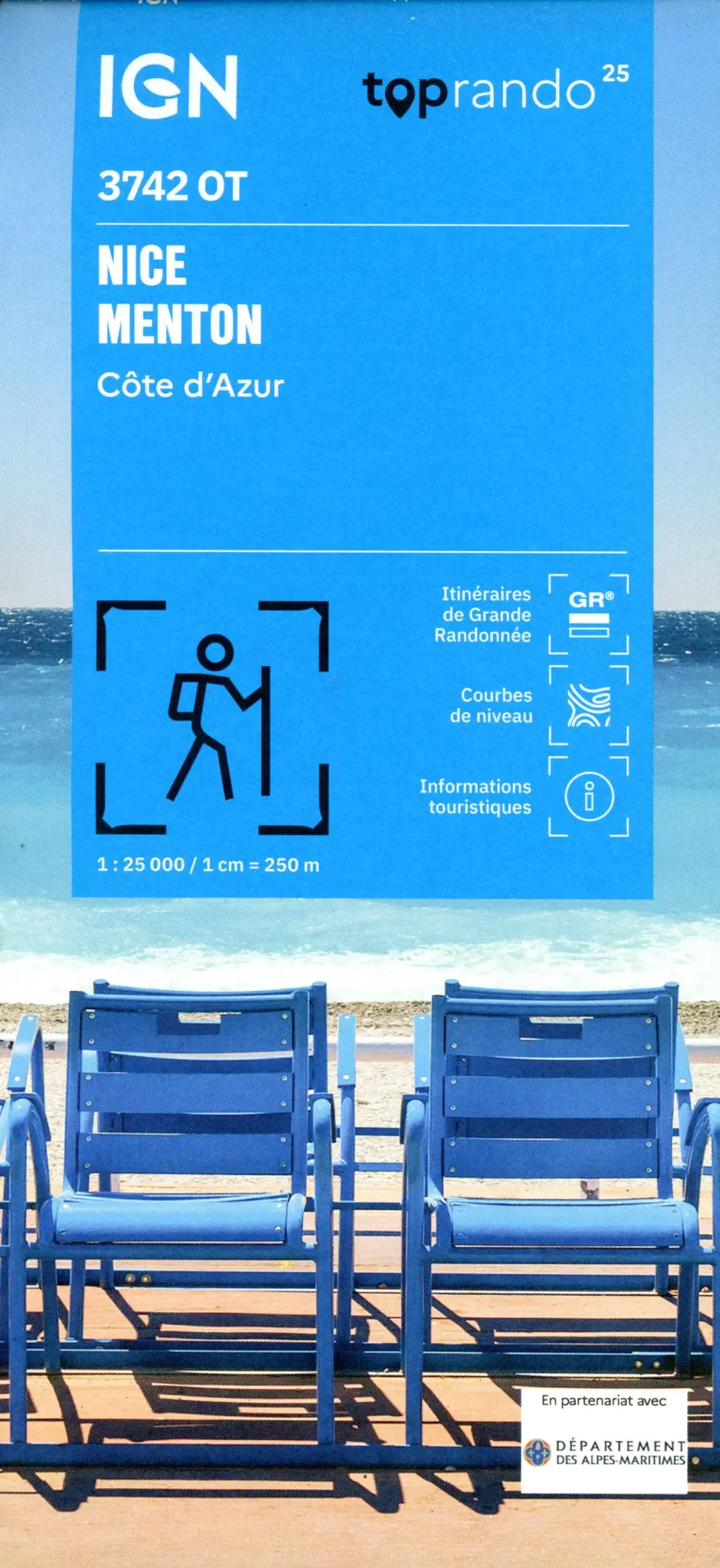Cover: 9782758557784 | 3742OT Nice Menton Cote d'Azur | 1:25000 | (Land-)Karte | Französisch