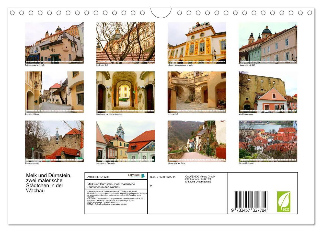 Bild: 9783457327784 | Melk und Dürnstein, zwei malerische Städtchen in der Wachau...