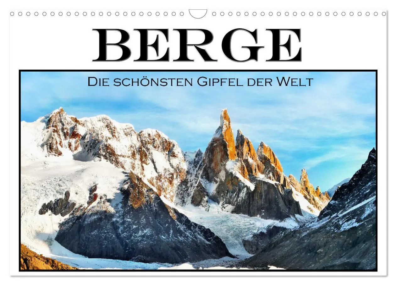 Cover: 9783457497784 | Berge - Die schönsten Gipfel der Welt (Wandkalender 2026 DIN A3...