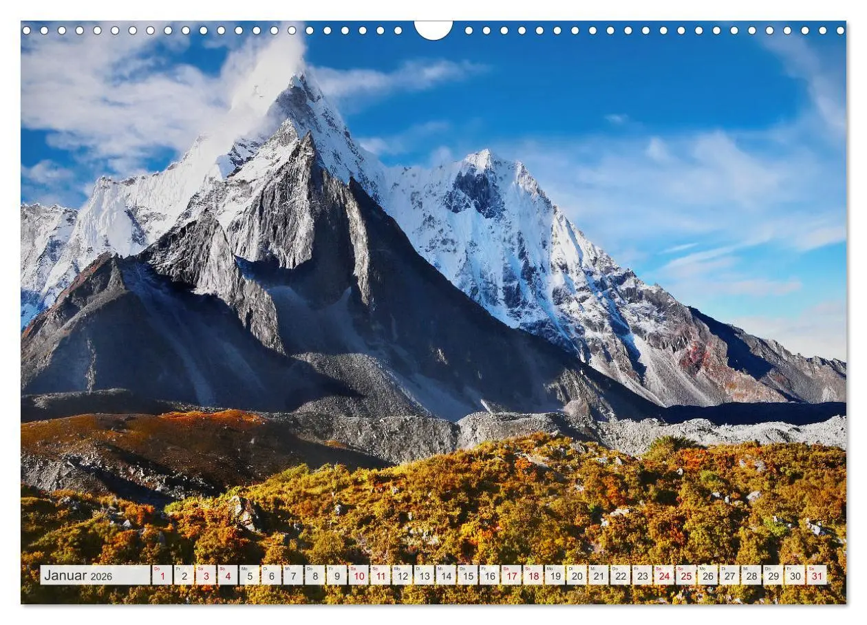 Bild: 9783457497784 | Berge - Die schönsten Gipfel der Welt (Wandkalender 2026 DIN A3...