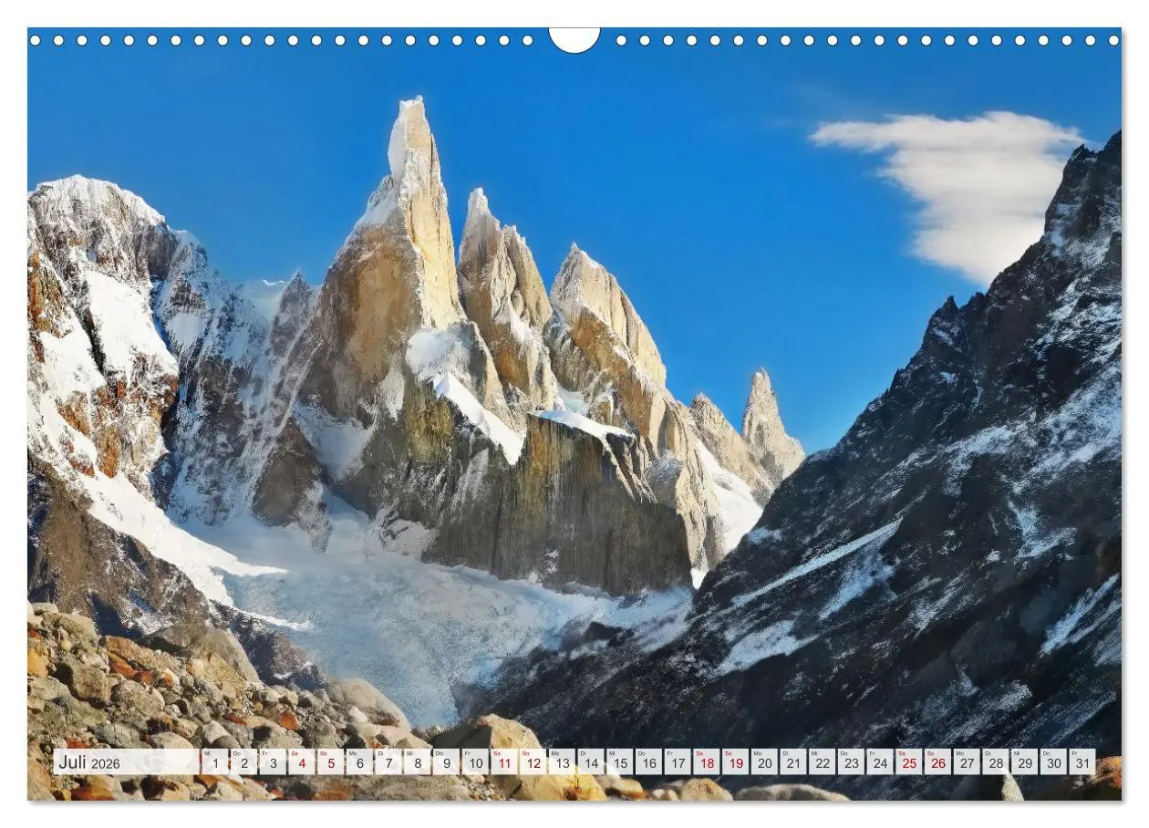 Bild: 9783457497784 | Berge - Die schönsten Gipfel der Welt (Wandkalender 2026 DIN A3...