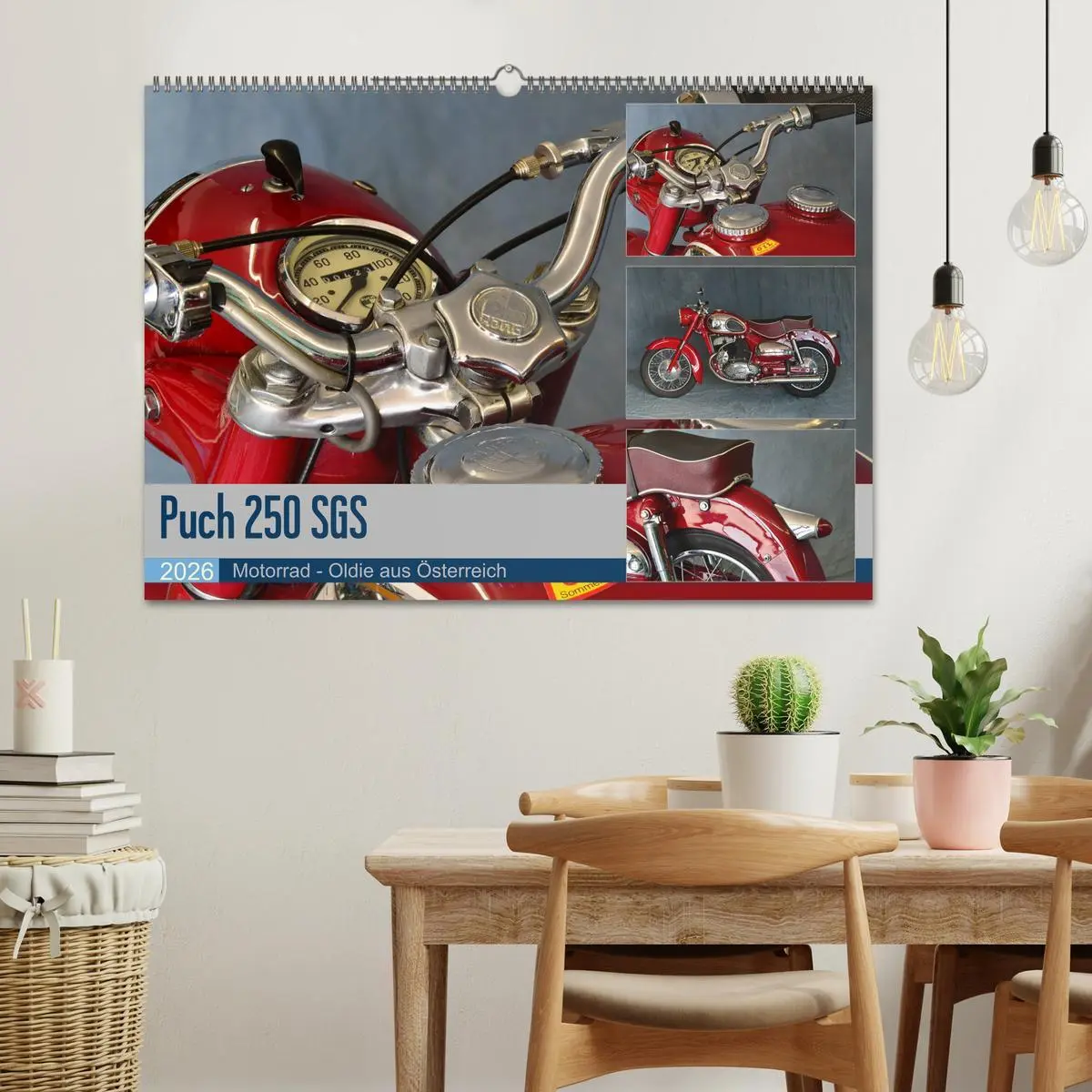 Bild: 9783457877784 | Puch 250 SGS Motorrad - Oldie aus Österreich (Wandkalender 2026 DIN...