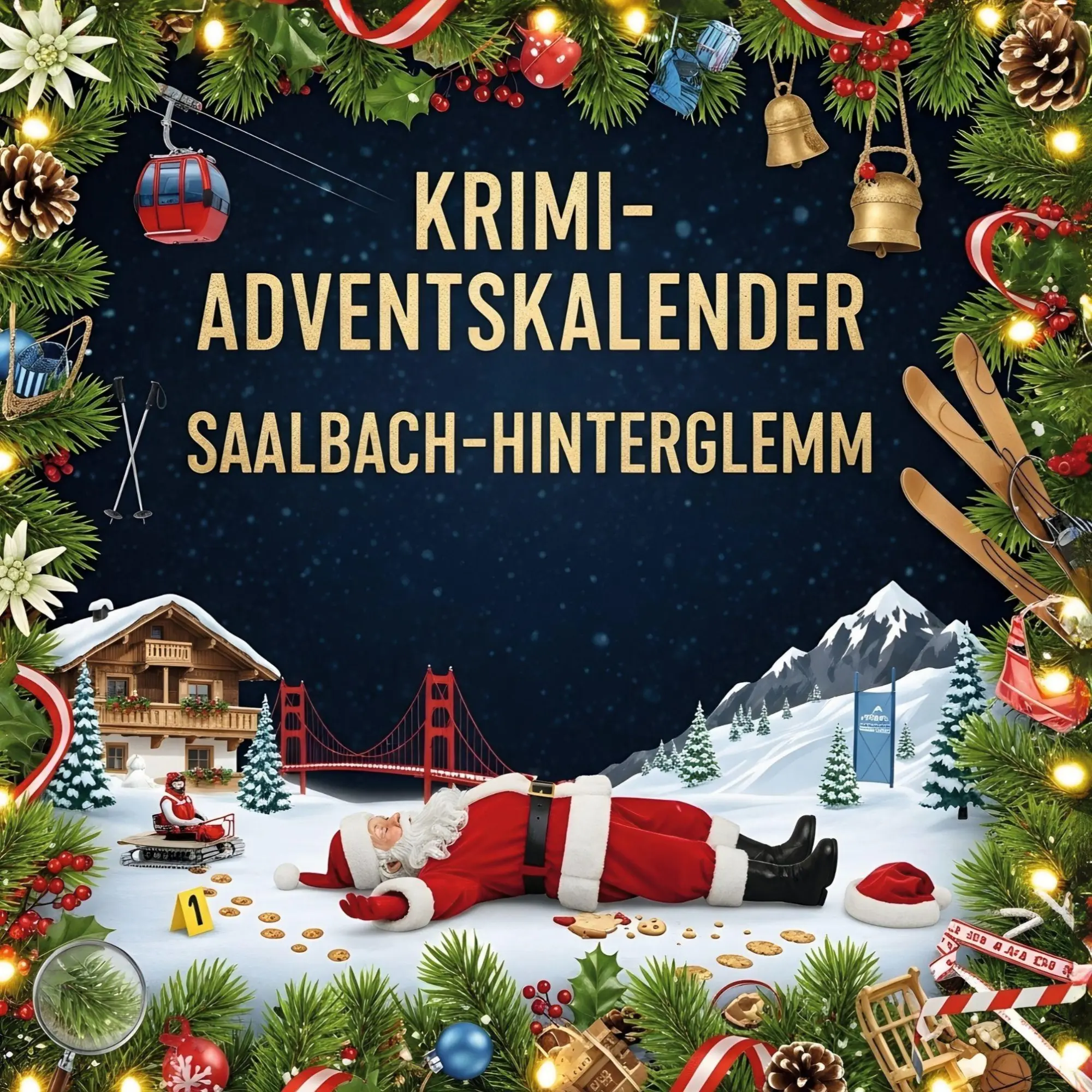 Cover: 9783695307784 | Der Krimi-Adventskalender Saalbach-Hinterglemm | Ben Neumann | Buch