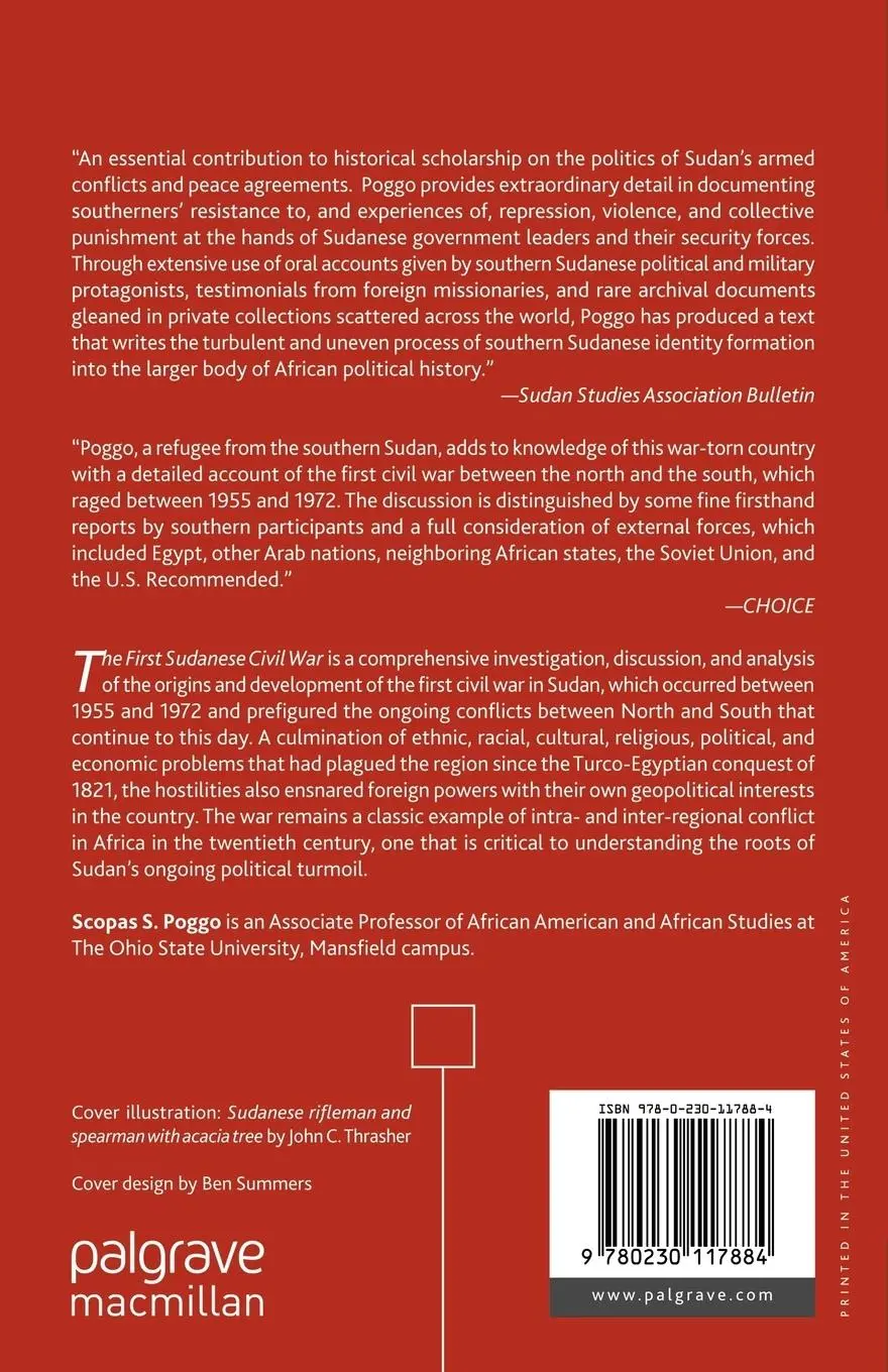 Rückseite: 9780230117884 | The First Sudanese Civil War | S. Poggo | Taschenbuch | xx | Englisch