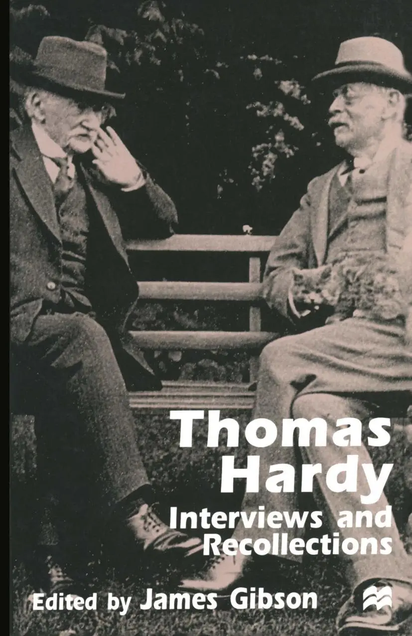 Cover: 9780333247884 | Thomas Hardy | Interviews and Recollections | James Gibson | Buch