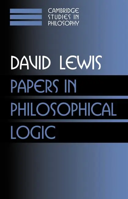 Cover: 9780521587884 | Papers in Philosophical Logic | Volume 1 | David Lewis | Taschenbuch