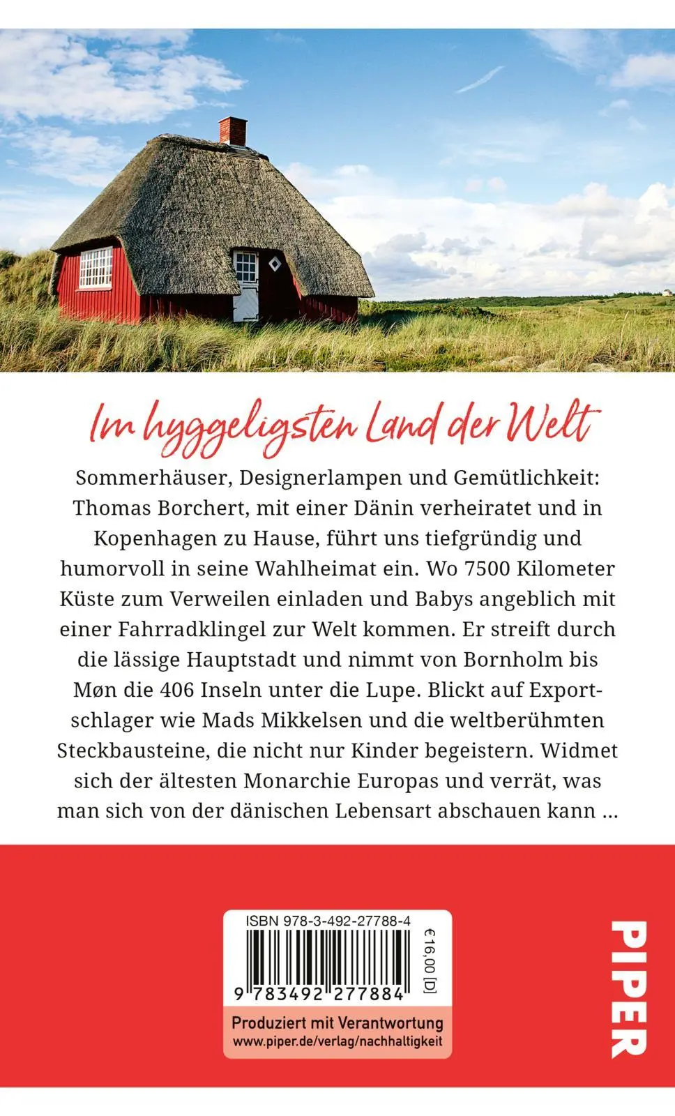 Rückseite: 9783492277884 | Gebrauchsanweisung für Dänemark | Thomas Borchert | Taschenbuch | 2025