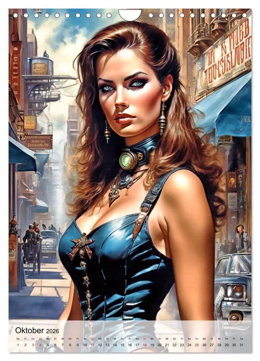 Bild: 9783516267884 | Ladies mit Steampunk-Flair (Wandkalender 2026 DIN A4 hoch),...