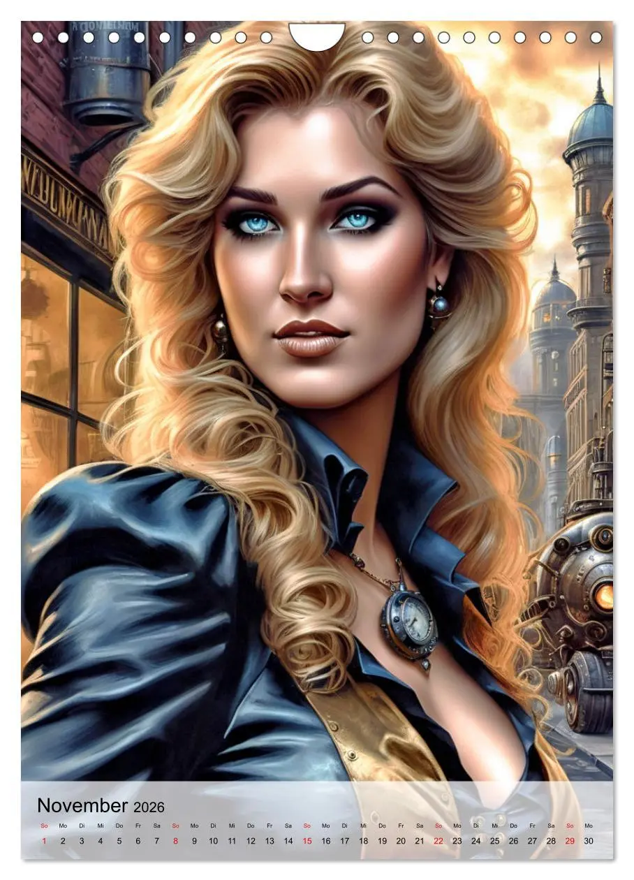 Bild: 9783516267884 | Ladies mit Steampunk-Flair (Wandkalender 2026 DIN A4 hoch),...