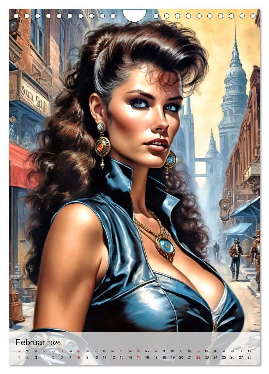 Bild: 9783516267884 | Ladies mit Steampunk-Flair (Wandkalender 2026 DIN A4 hoch),...