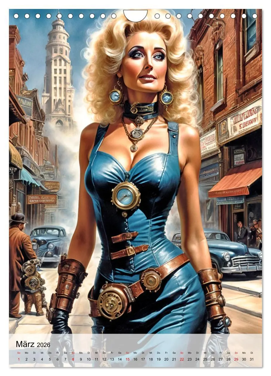 Bild: 9783516267884 | Ladies mit Steampunk-Flair (Wandkalender 2026 DIN A4 hoch),...