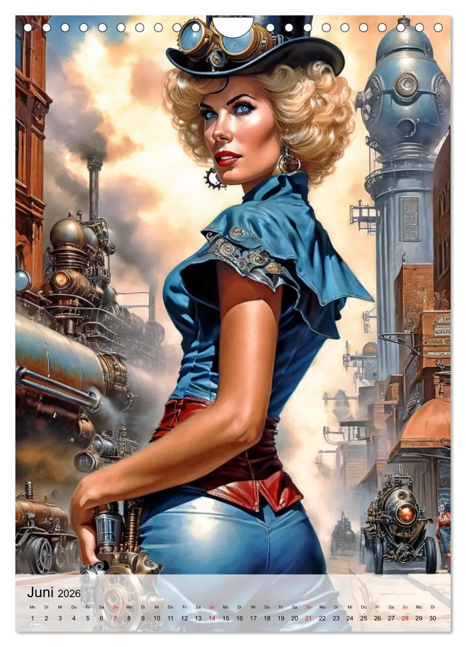 Bild: 9783516267884 | Ladies mit Steampunk-Flair (Wandkalender 2026 DIN A4 hoch),...