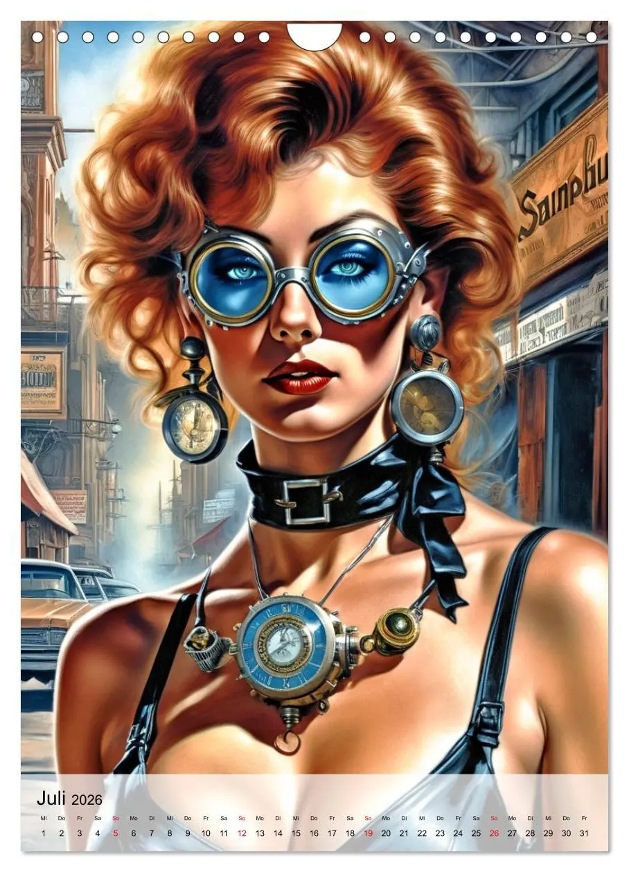 Bild: 9783516267884 | Ladies mit Steampunk-Flair (Wandkalender 2026 DIN A4 hoch),...