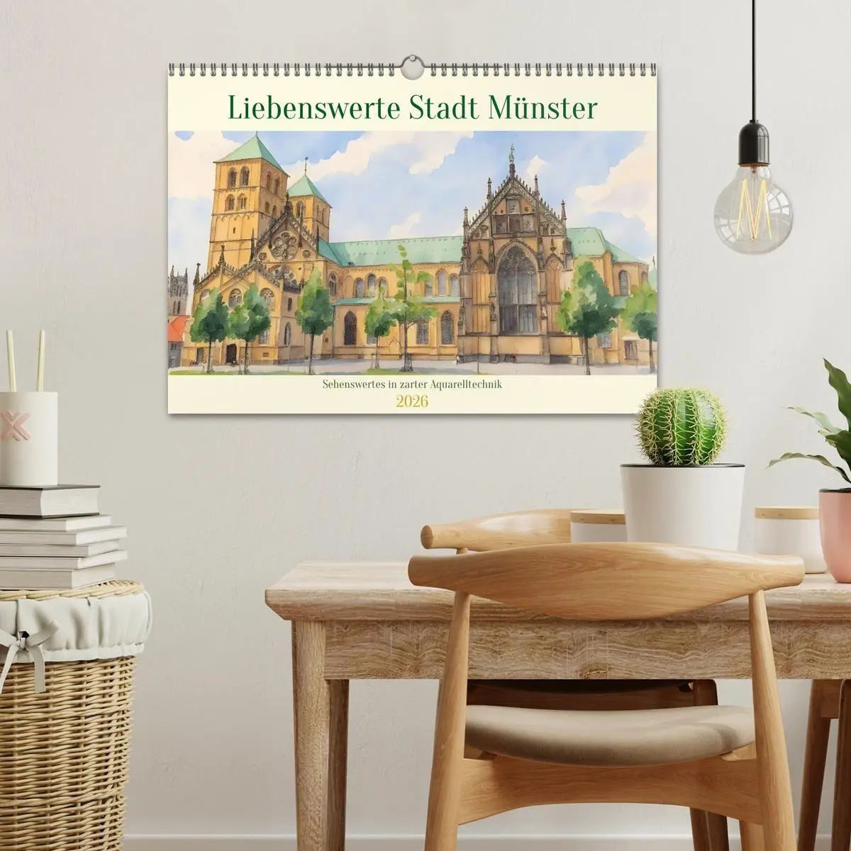 Bild: 9783516717884 | Liebenswerte Stadt Münster (Wandkalender 2026 DIN A3 quer),...