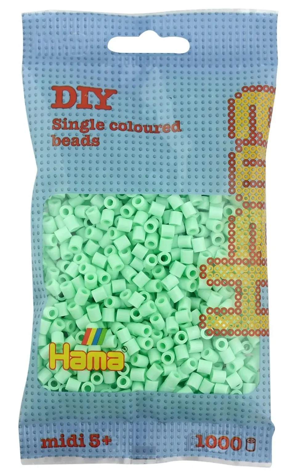 Cover: 28178207984 | Hama 207-98 - Beutel mit Midi Bügelperlen Mint, 1000 Stück | Deutsch