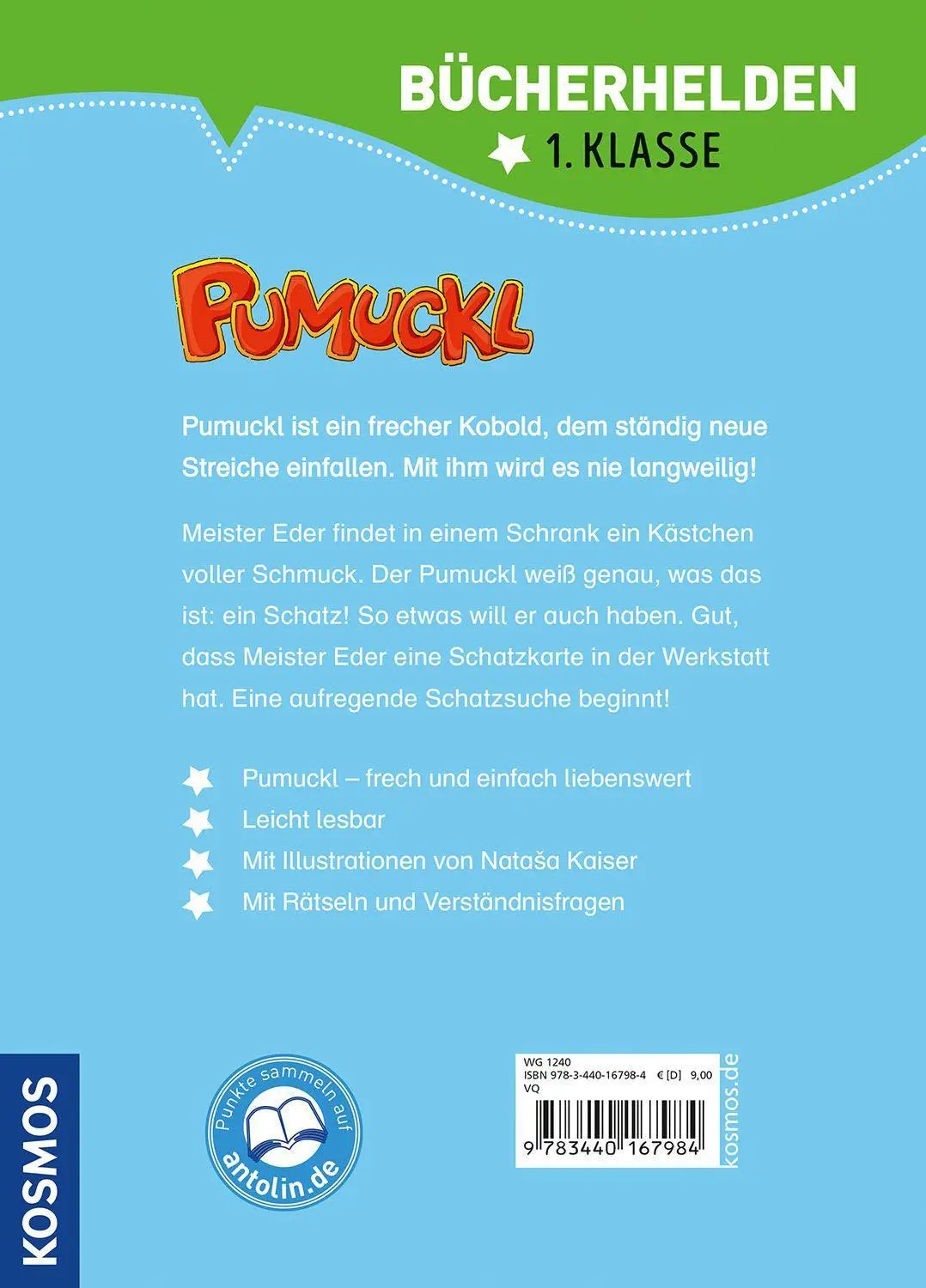 Bild: 9783440167984 | Pumuckl, Bücherhelden 1. Klasse, Pumuckl auf Schatzsuche | Buch | 2023