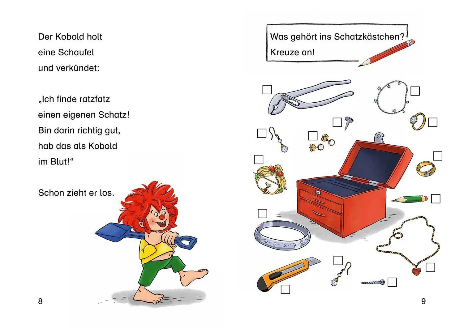 Bild: 9783440167984 | Pumuckl, Bücherhelden 1. Klasse, Pumuckl auf Schatzsuche | Buch | 2023